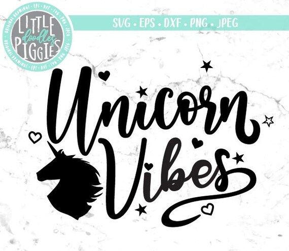 Download Unicorn Vibes Svg Png Cut File Unicorn Birthday Svg Unicorn Etsy PSD Mockup Templates