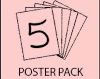 MYSTERY POSTER 5ER PACK