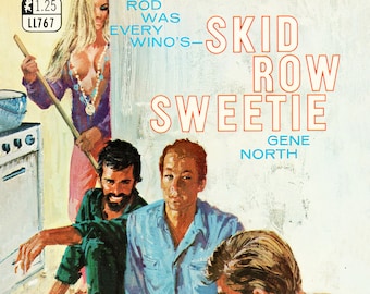 Affiche de pulp érotique vintage - Skid Road Sweetie