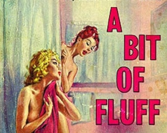 Vintage Erotisches Pulp Poster - Ein bisschen Fluff