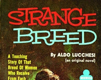 Vintage Erotic Pulp Poster - Strange Breed