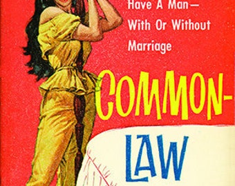 Vintage Erotik Pulp Poster - Common-Law Ehefrau