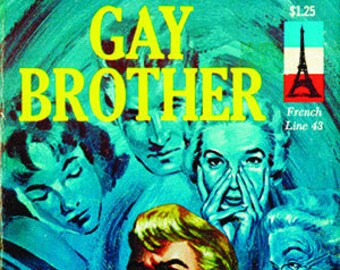 Affiche vintage Erotic Pulp - Gay Brother