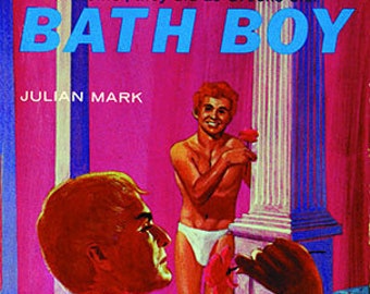 ヴィンテージ エロティック パルプ ポスター - バスボーイ