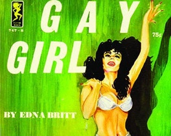 Vintage Erotic Pulp Poster - Gay Girl