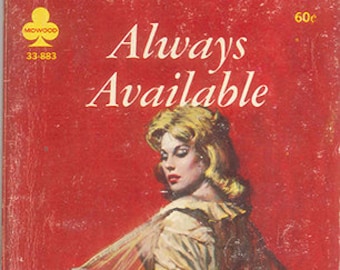 Affiche vintage Erotic Pulp - Toujours disponible