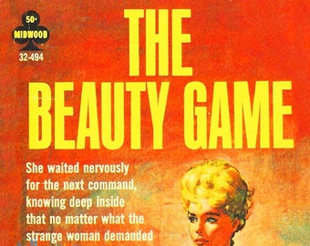 Vintage Erotic Pulp Poster - The Beauty Game