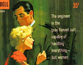 The Way Up vintage Erotic Pulp Poster Retro Art Print Business 50s 60s Pinup