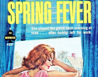 Vintage Erotisches Pulp Poster - Frühlingsfieber