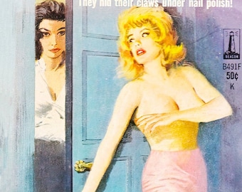 Affiche de pulp érotique vintage - La troisième voie