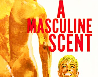 Affiche de pulp érotique vintage - Un parfum masculin