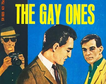 Vintage Erotic Pulp Poster - The Gay Ones