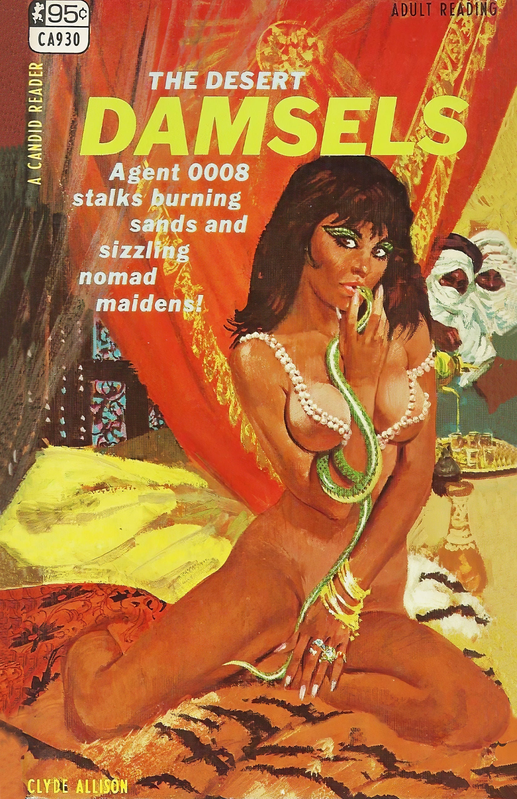 Vintage Erotic Pulp Poster the Desert Damsels - Etsy