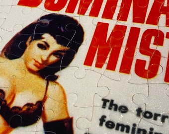 Choisissez votre design Puzzle vintage Sapphic Sappho Lesbienne Homosexuel BDSM Gay Queer Pride LGBTQIA Retro Pin-up Art Print - 8.x11 » 120 pièces