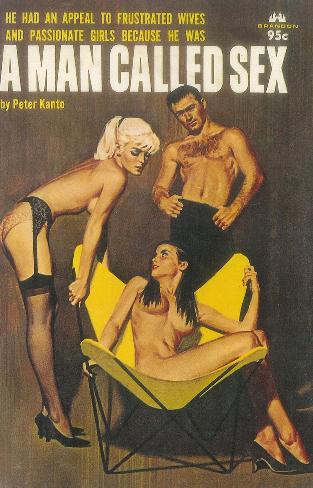 A Man Called Sex Vintage Erotic Pulp Poster Retro Pinup