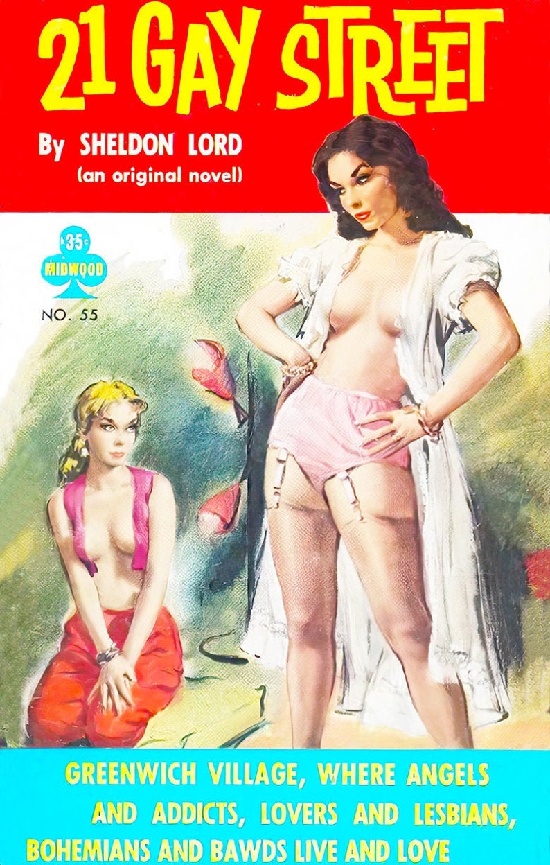 Vintage Erotic Pulp Poster 21 Gay Street image 1