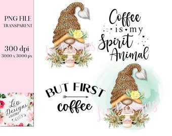 Download Gnome Coffee Svg Etsy