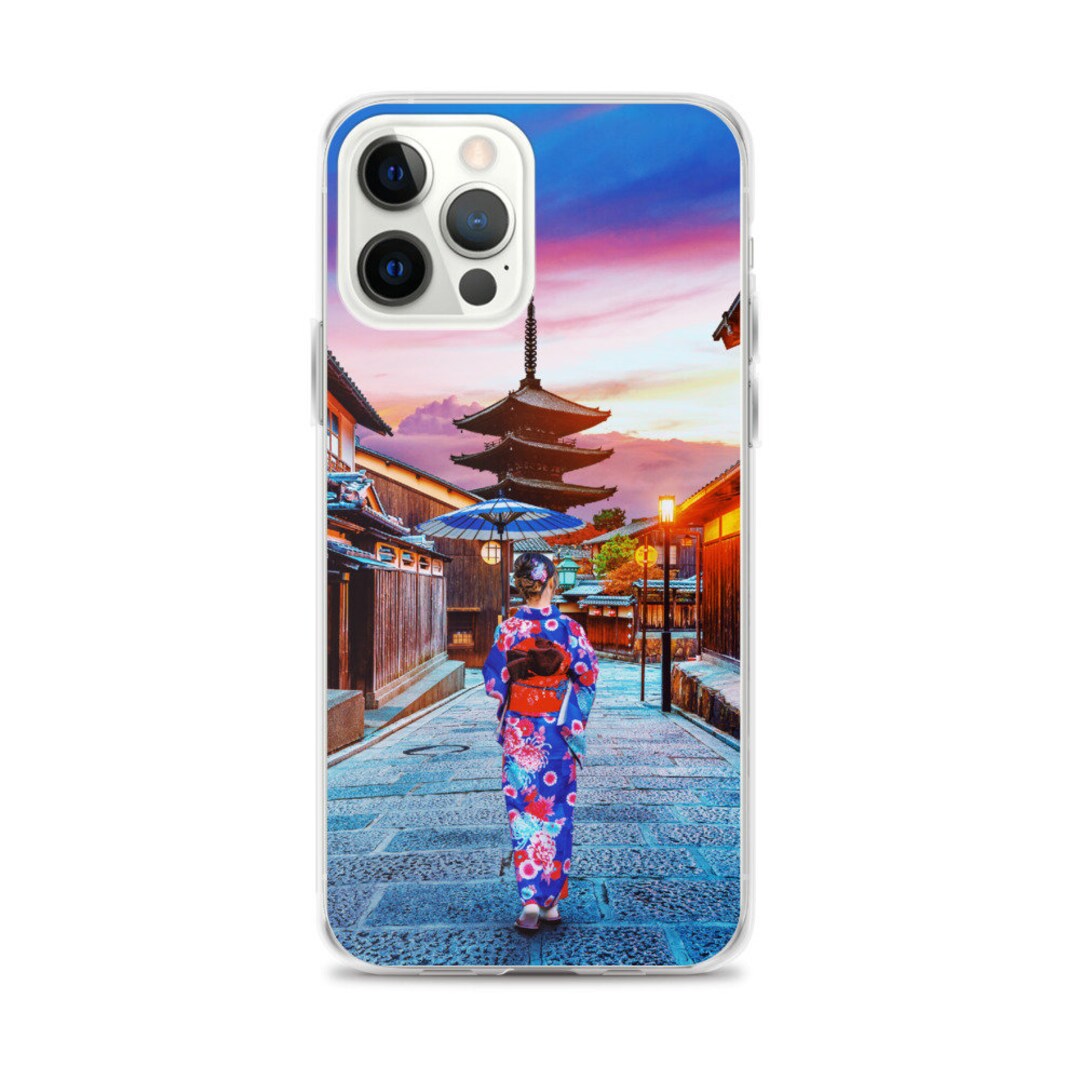 Geisha iPhone Case Japanese Tower iPhone Case Japan Lover Etsy