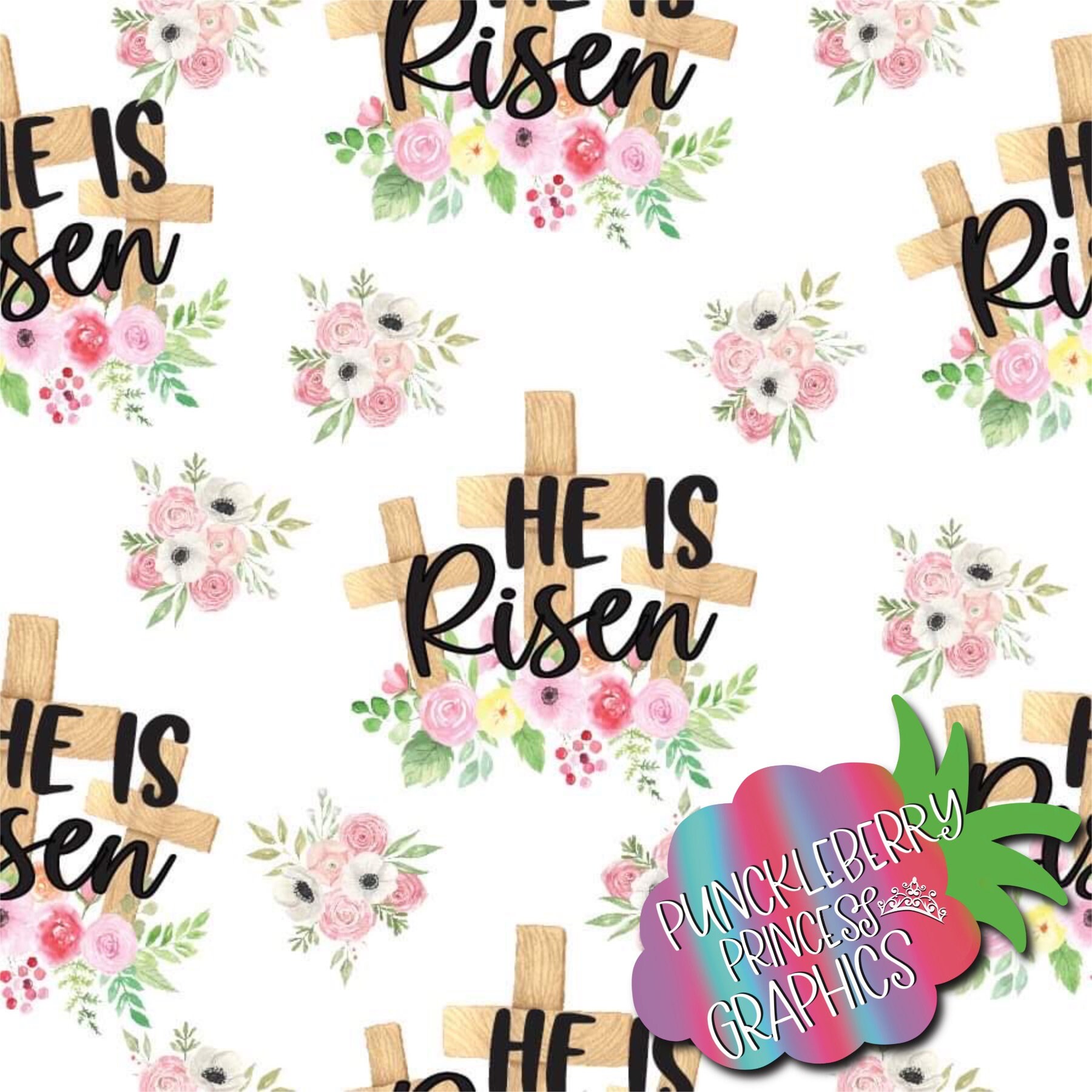 Seamless He is Risen Etsy