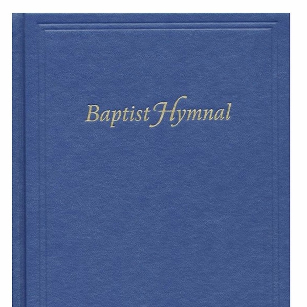 PERSONALIZED *** The Baptist Hymnal, Hardcover, Slate Blue. *** Custom Name Imprinting