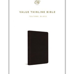 PERSONALIZED *** ESV Value Thinline Bible, Black *** Custom Name Imprint