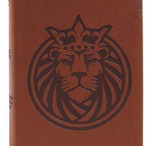 PERSONALIZED *** CSB Kids Bible, Lion LeatherTouch *** Custom Name Imprint
