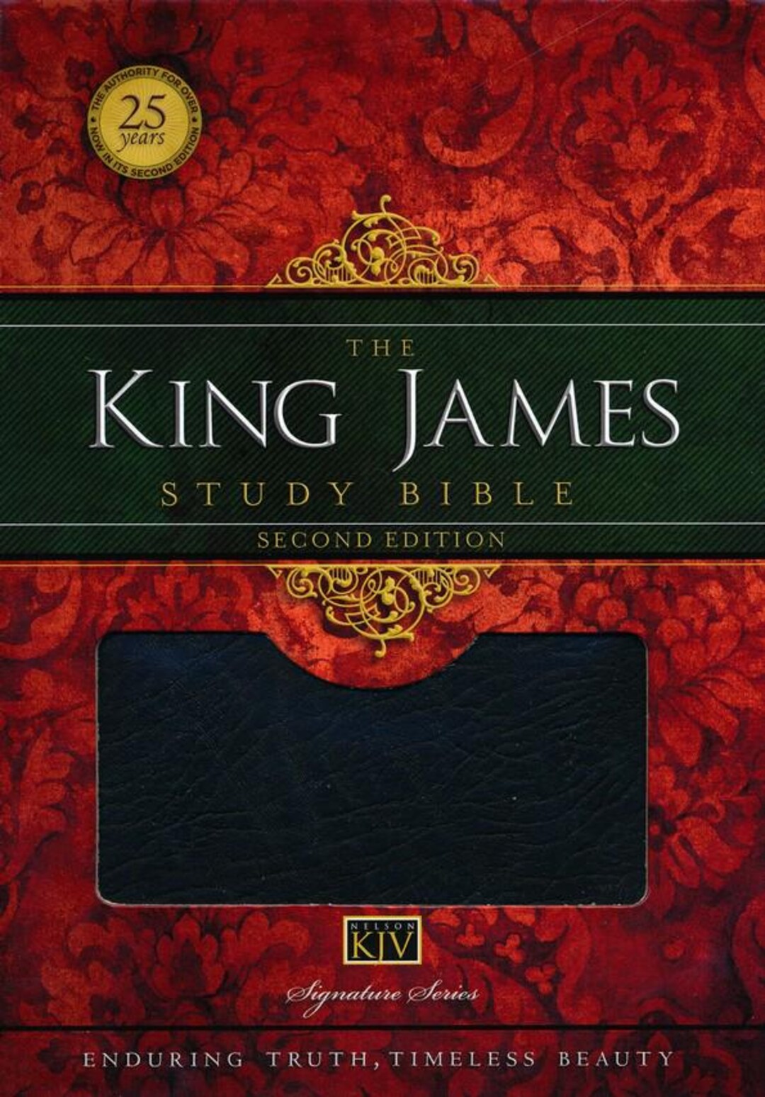 PERSONALIZED *** King James Study Bible Second Edition Bonded