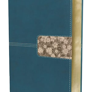 PERSONALIZED *** NIV Thinline Bible - Comfort Print - Soft Leather-look - Teal *** Custom Name Imprint