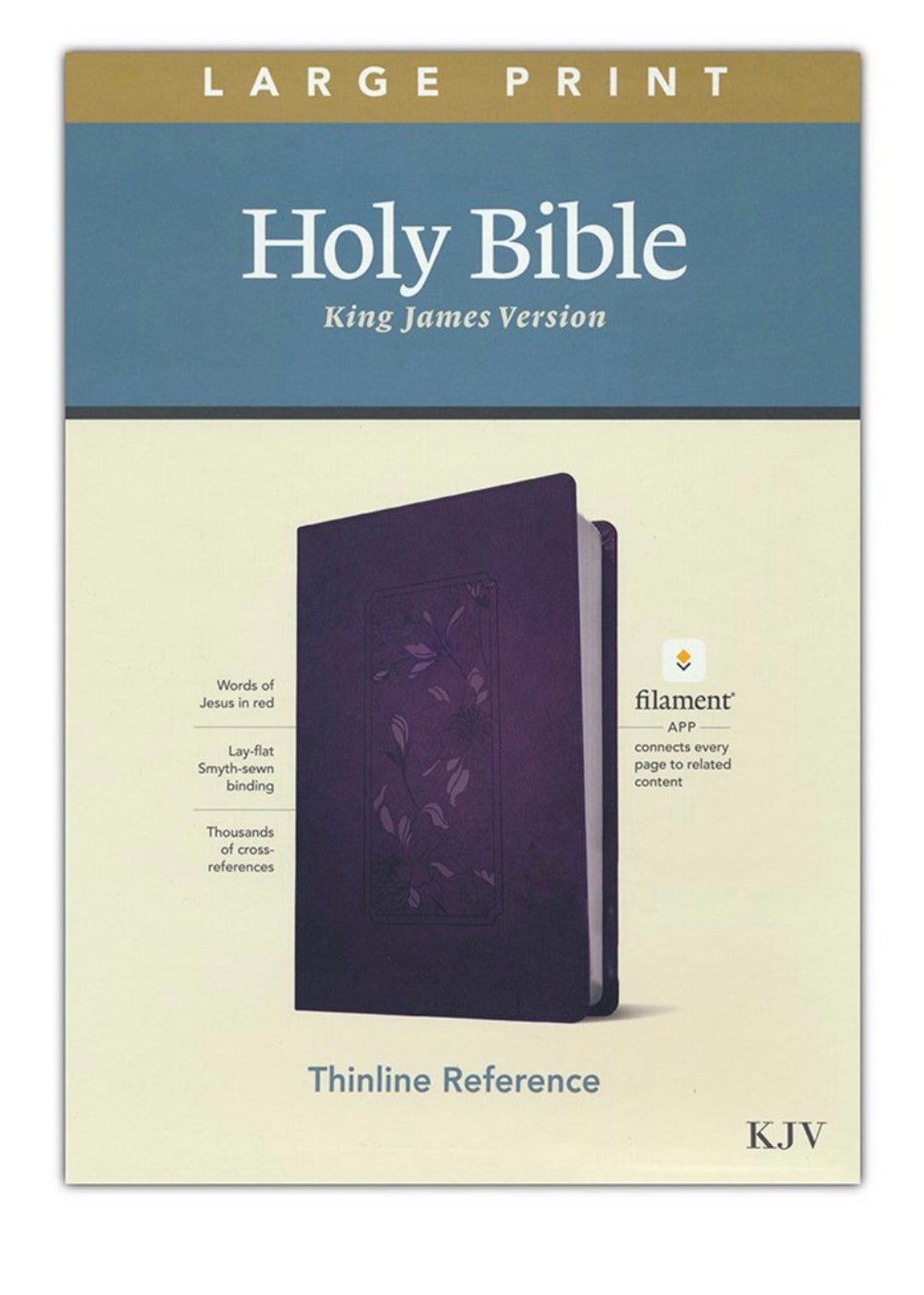 PERSONALIZED KJV Large-print Thinline Reference Bible - Etsy