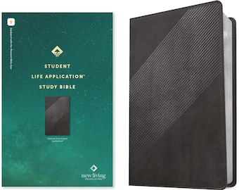 Bibbia di studio personalizzata per l'applicazione alla vita studentesca: similpelle grigio antracite