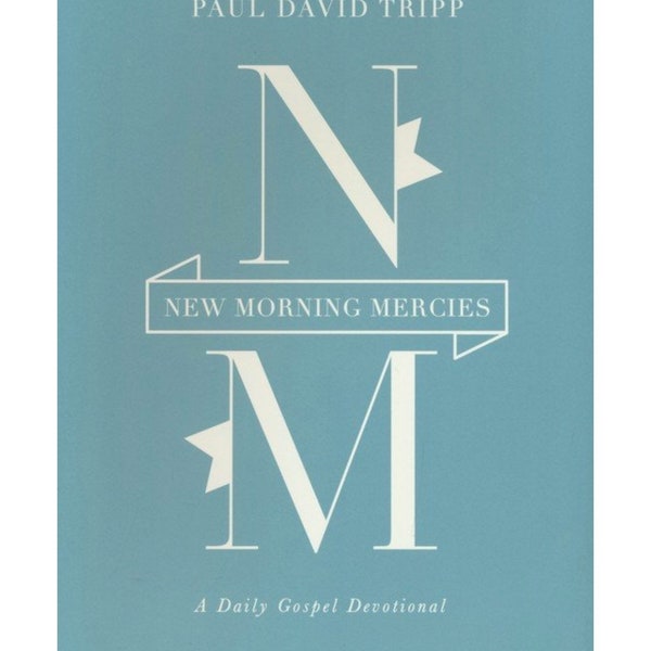 PERSONALIZED *** New Morning Mercies: A Daily Gospel Devotional, Brown Imitation Leather *** Custom Name Imprinting