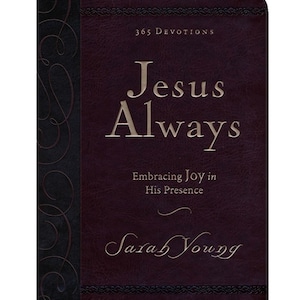 PERSONALIZED *** Jesus Always Large Deluxe: Embracing Joy in His Presence (Jesus Calling) Sarah Young. Custom Name Imprinting