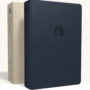 PERSONALIZED         ESV-Reformations-Studienbibel - Kunstleder - Marine _ _ Benutzerdefinierter Namensabdruck