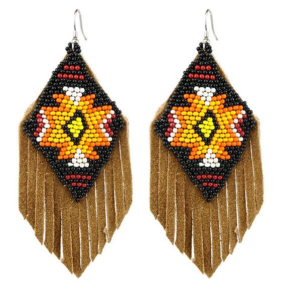 Drop earrings with on sale fish hook closure