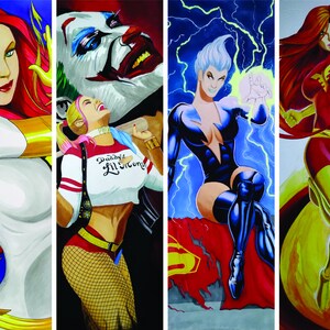 Disegno a matita del personaggio su commissione - Design Marvel Comics x DC Comics