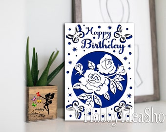 Download Birthday Card Svg Etsy
