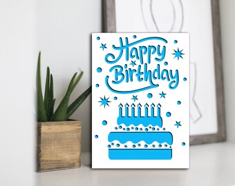 Download Birthday Card Svg Etsy
