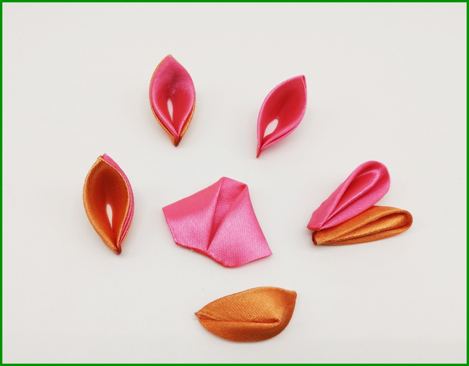 Kanzashi Petals Tutorial PDF Instant Download How to make Etsy