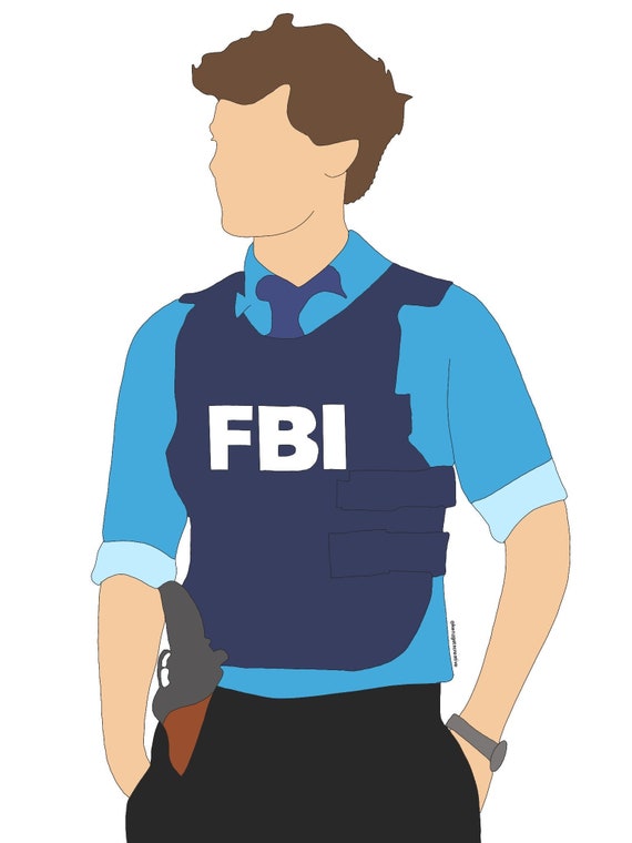 Dr. Spencer Reid//Drawing//Criminal Minds//White Background | Etsy
