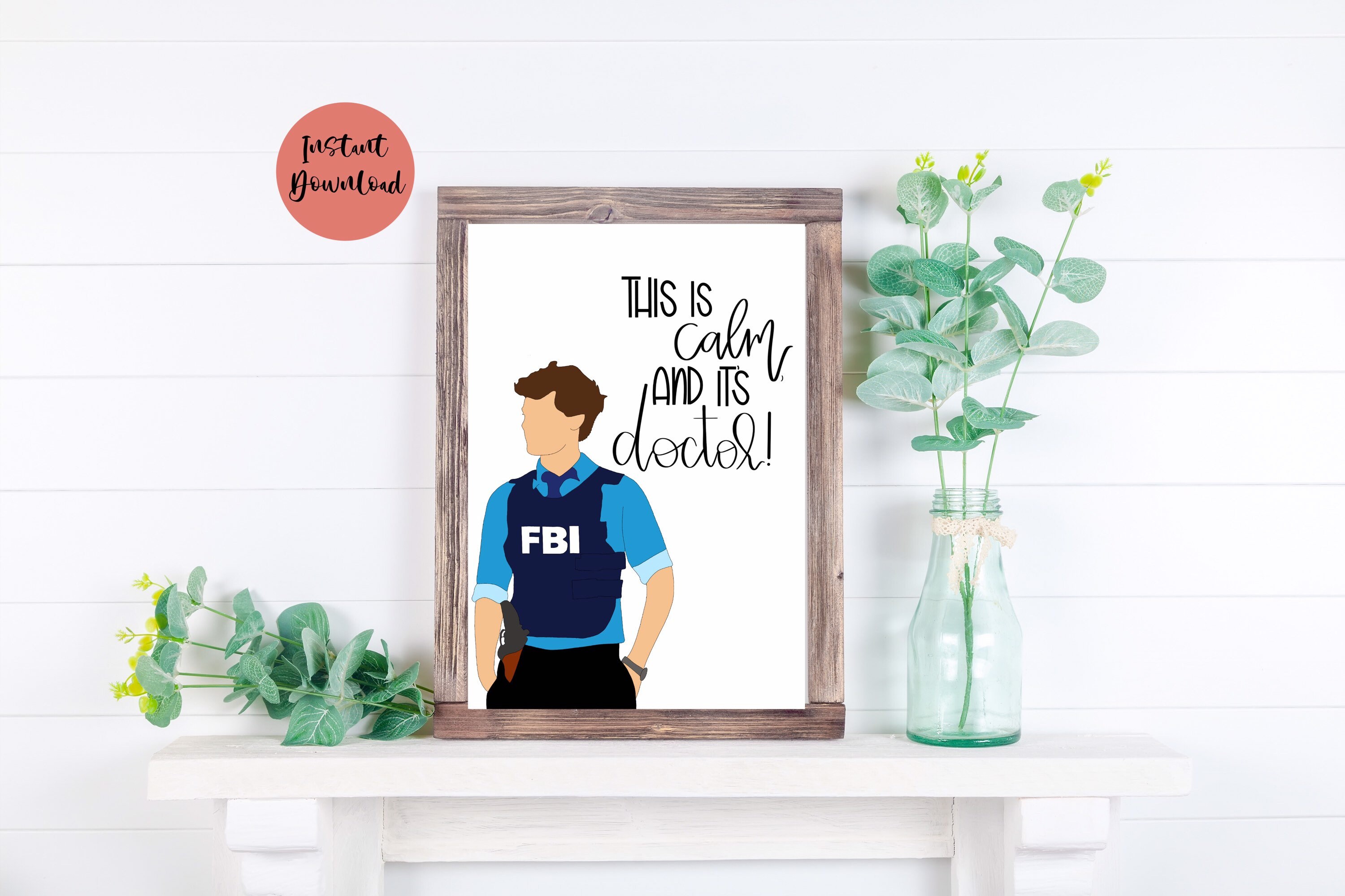 Dr. Spencer Reid//criminal Minds//this is Calm//digital - Etsy Finland