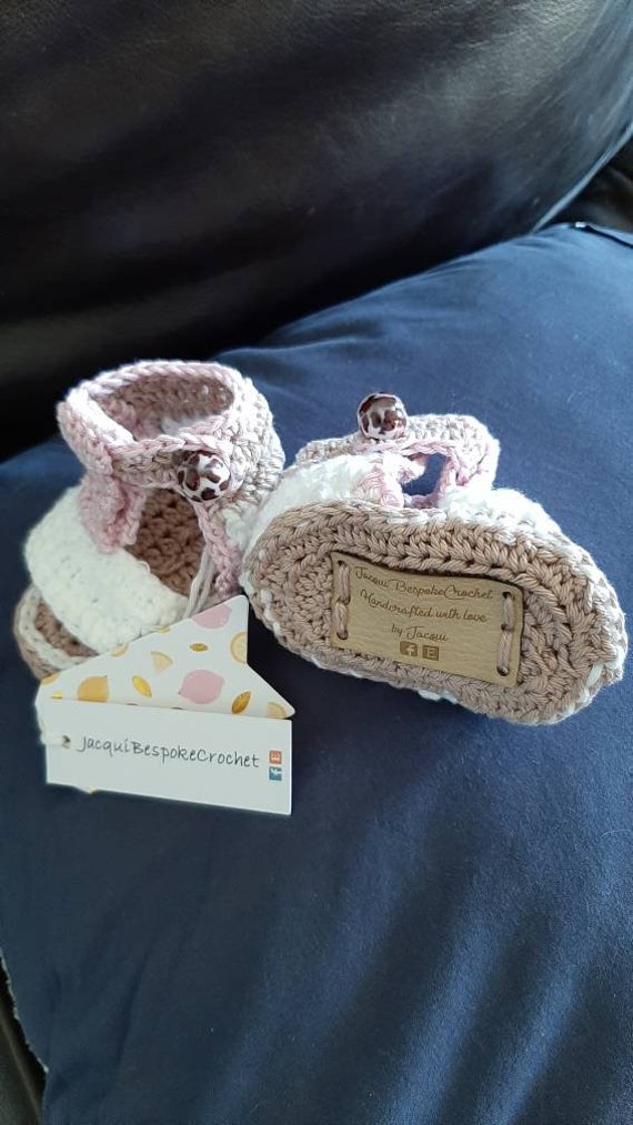 Baby booties baby's first sandals hand 