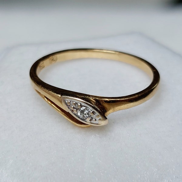 18ct Gold Diamant Ring