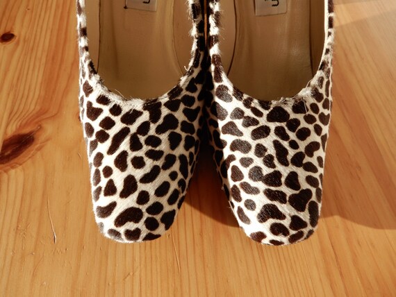 Animal print Italian pumps - image 5