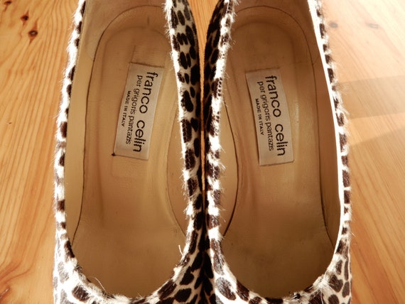 Animal print Italian pumps - image 4