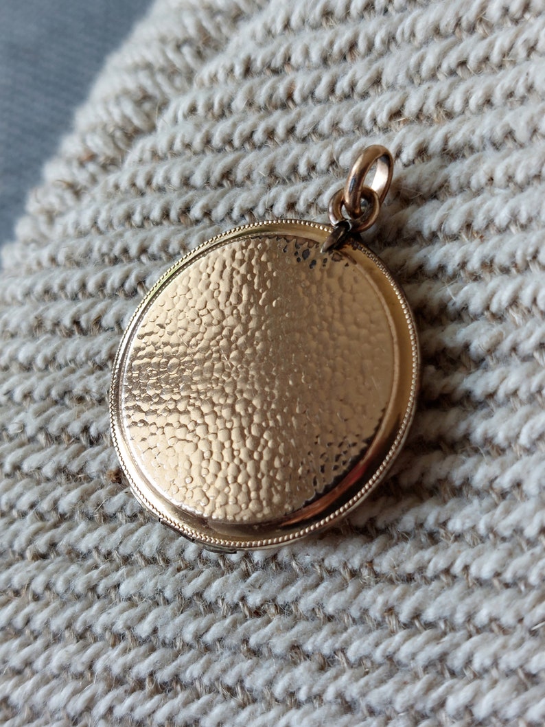 Art Nouveau Large Locket With Sapphire Pastes - Etsy