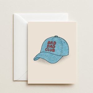 Rad Dad Club Vatertagskarte – Zertifizierter Rad Zertifizierter Dad – Lustige Vatertagskarte – Coole Dad Karte – Vatertagsgeschenk für Papa