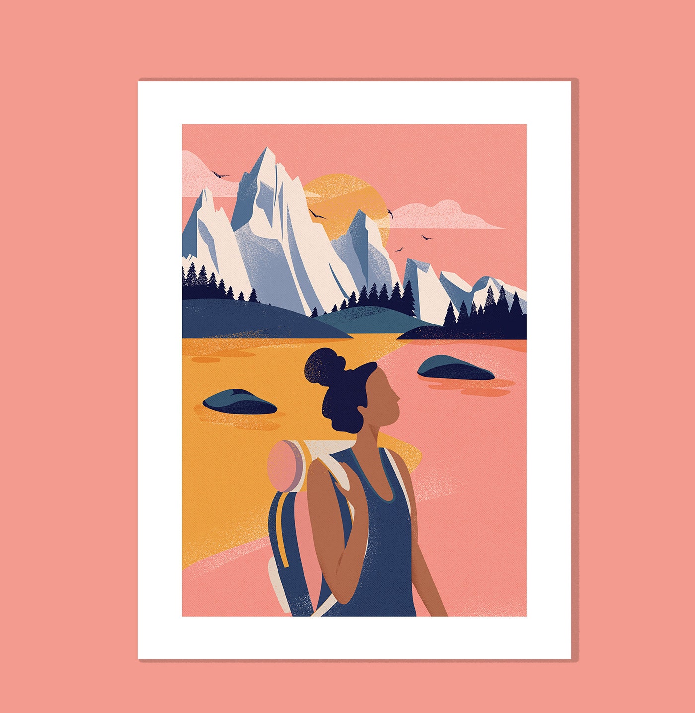 Affiche de Montagne | Poster Montagne Alpes