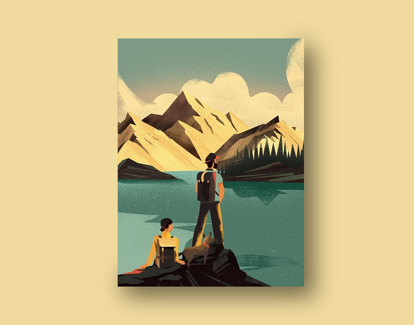 Affiche de Montagne | Poster Montagne Alpes