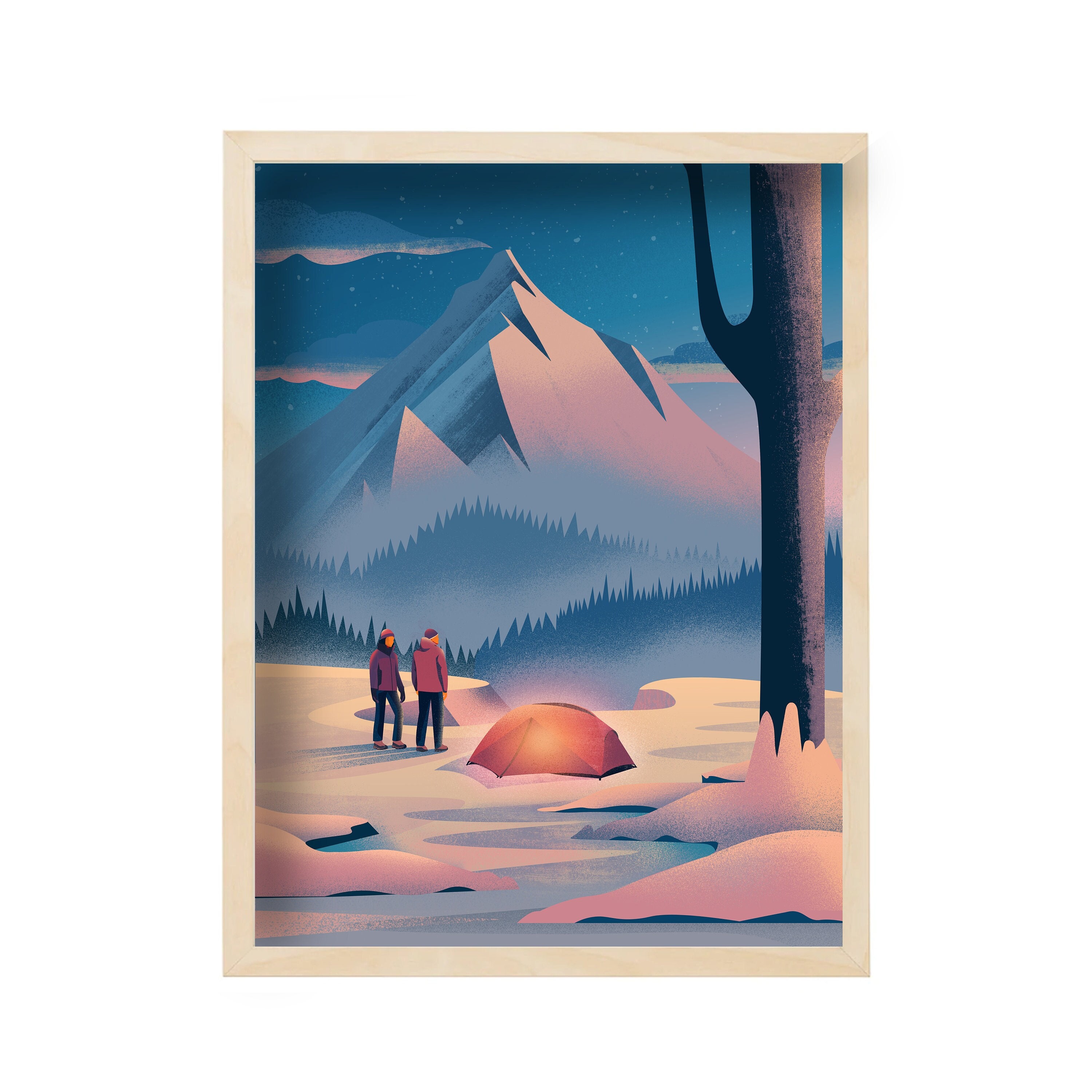 Affiche de Montagne | Poster Montagne Alpes