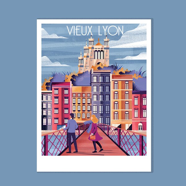 Affiche Vieux Lyon